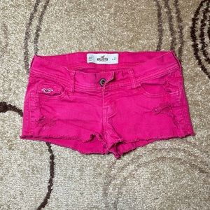 Hollister Low-Rise Denim Shorts